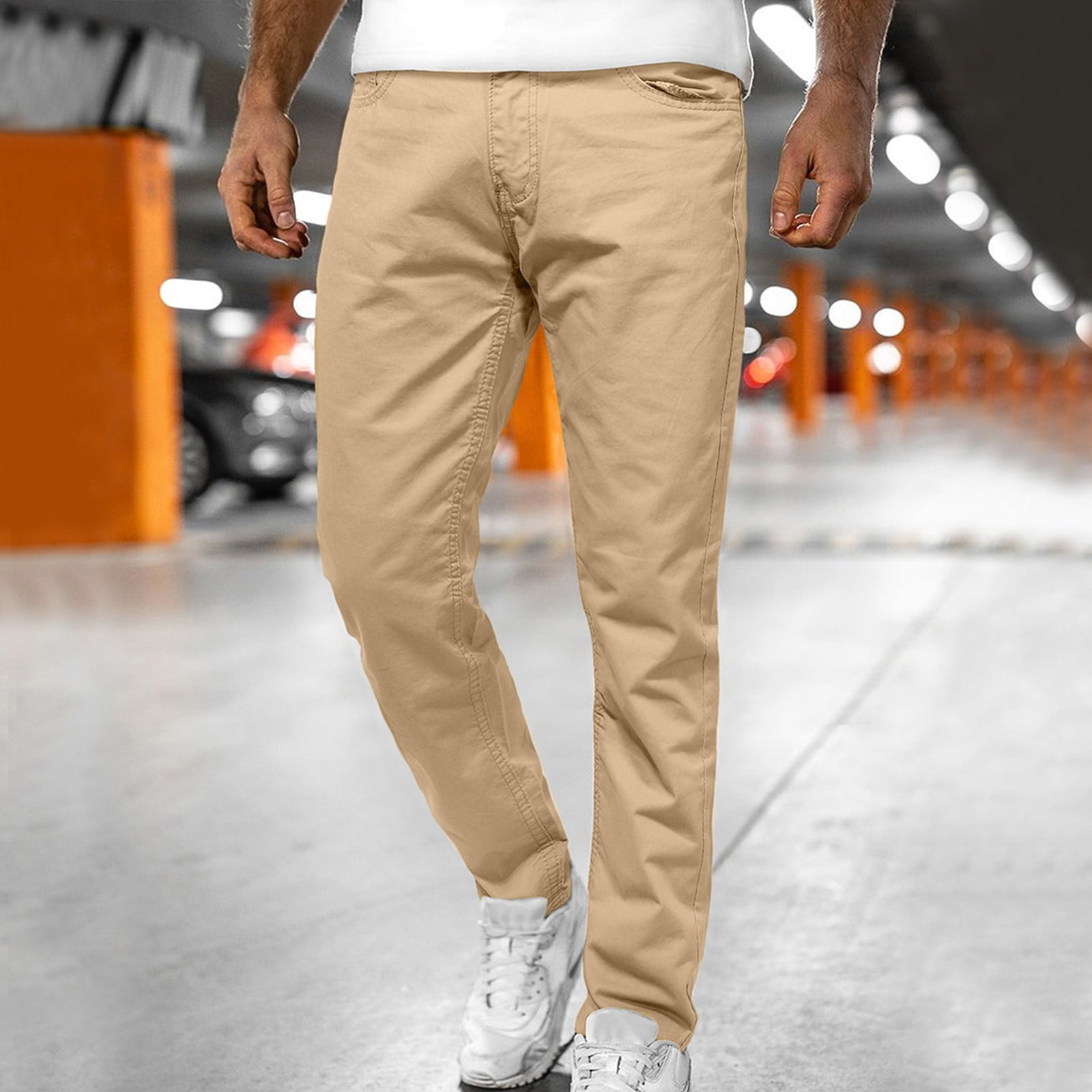 Buy Pepe Jeans MULLET Beige Slim Fit Chinos for Men's Online @ Tata CLiQ